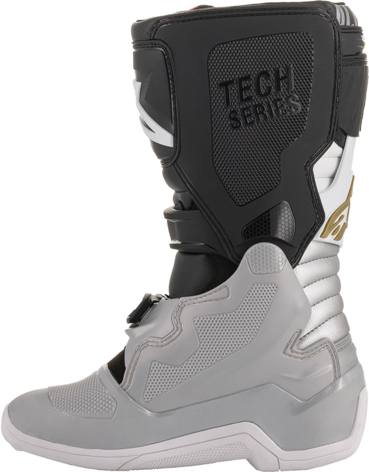 Tech 7s Boots Black/Silver/White/Gold Sz 02