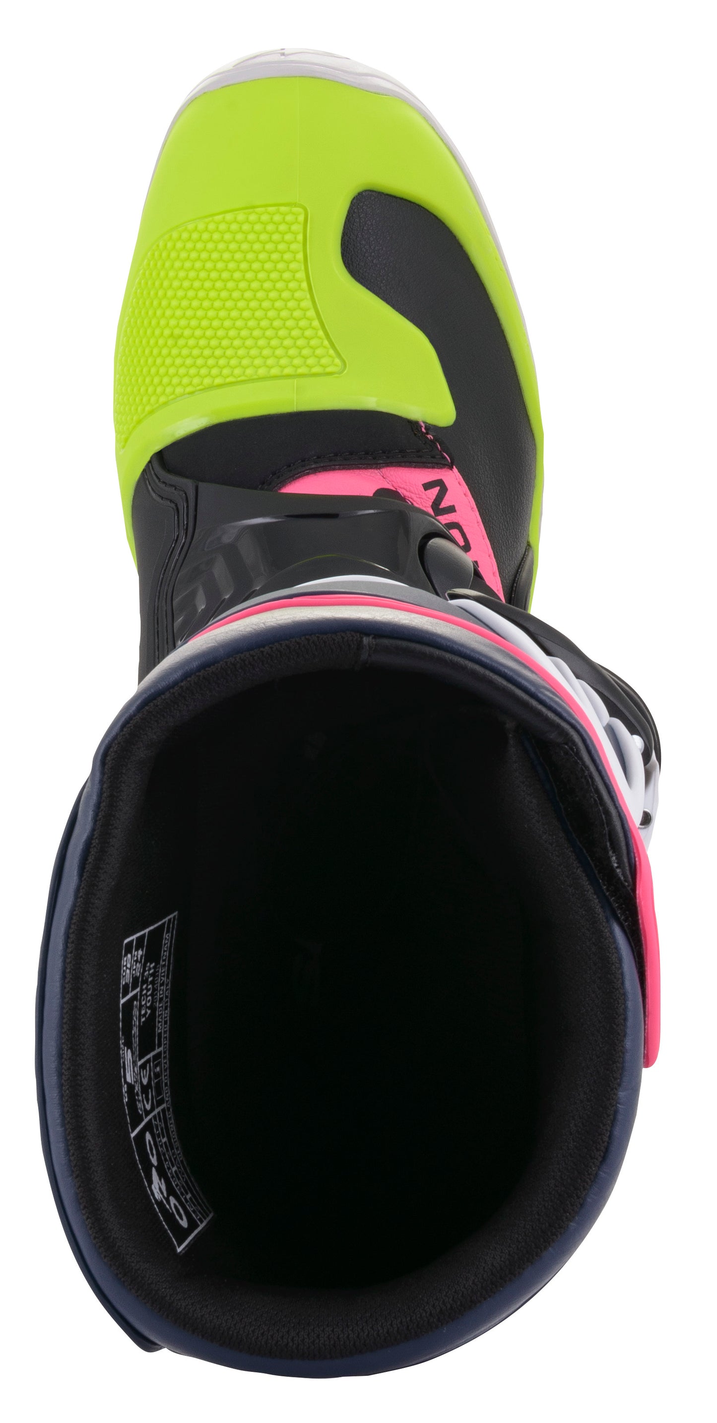 Tech 3s Kids Boots Black/ Dark Blue/Pink Fluo Sz 01