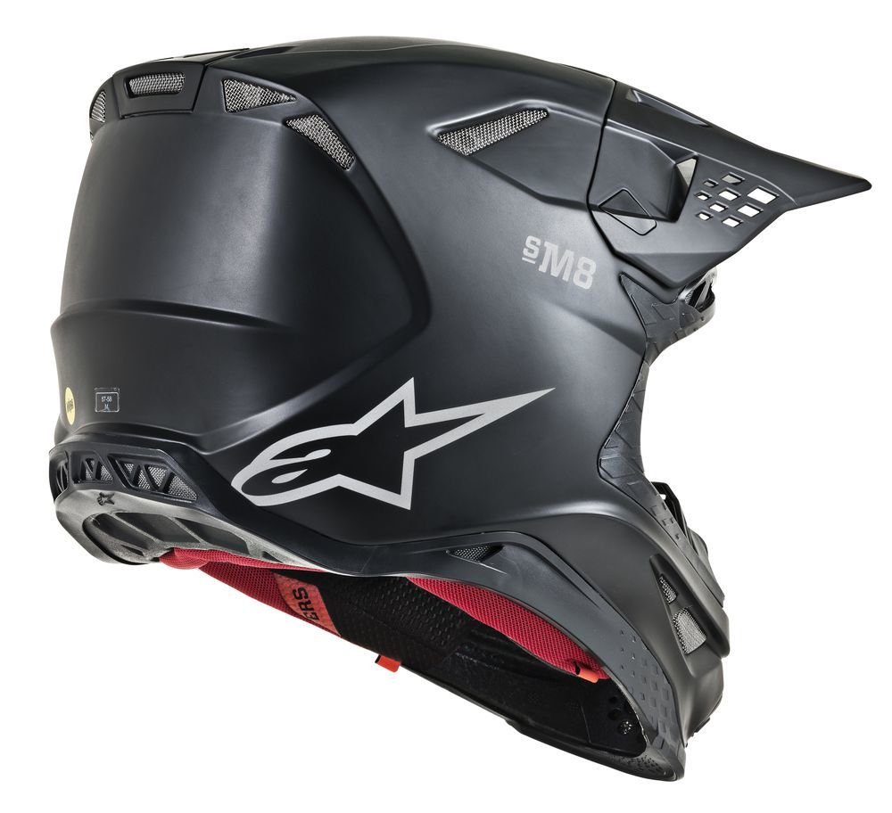 S.Tech S M8 Helmet Matte Black 2x