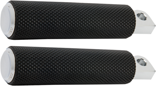 ARLEN NESS Footpegs - Knurled - Chrome 07-924
