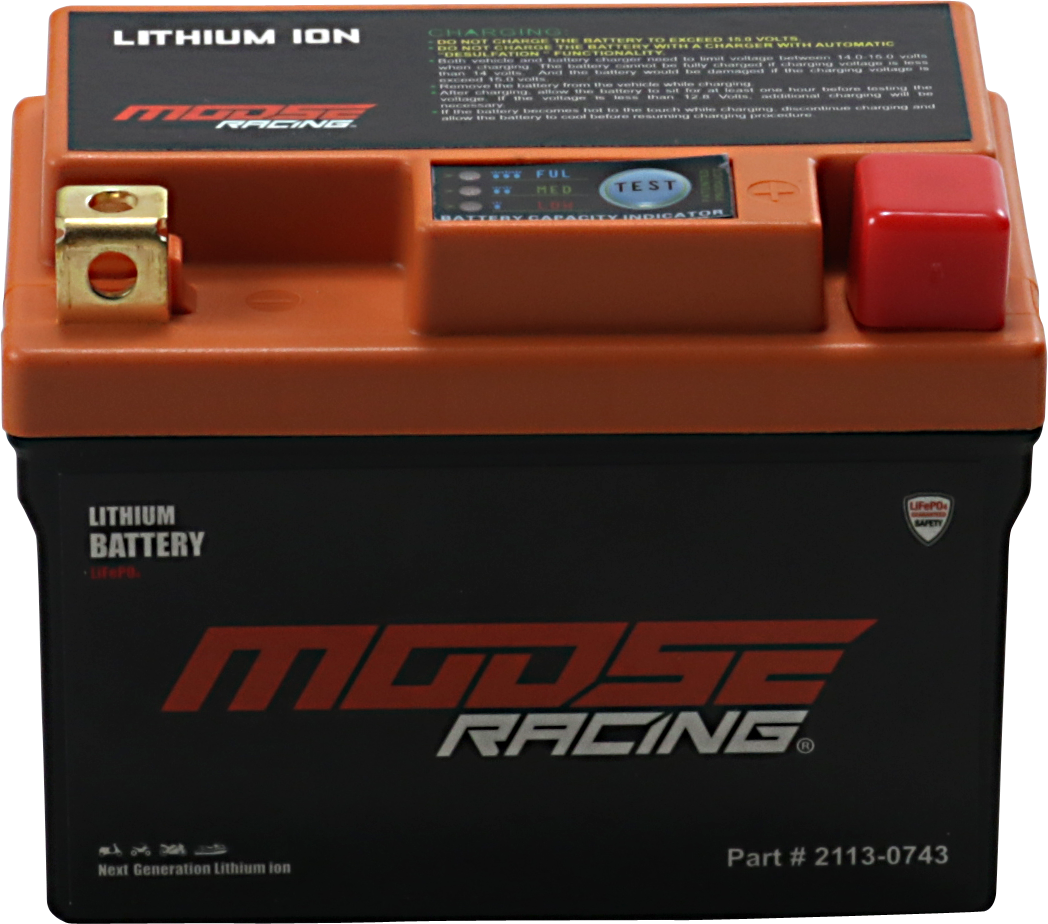 MOOSE RACING Li-Ion Battery - HUTZ75-FP HUTZ7S-FP