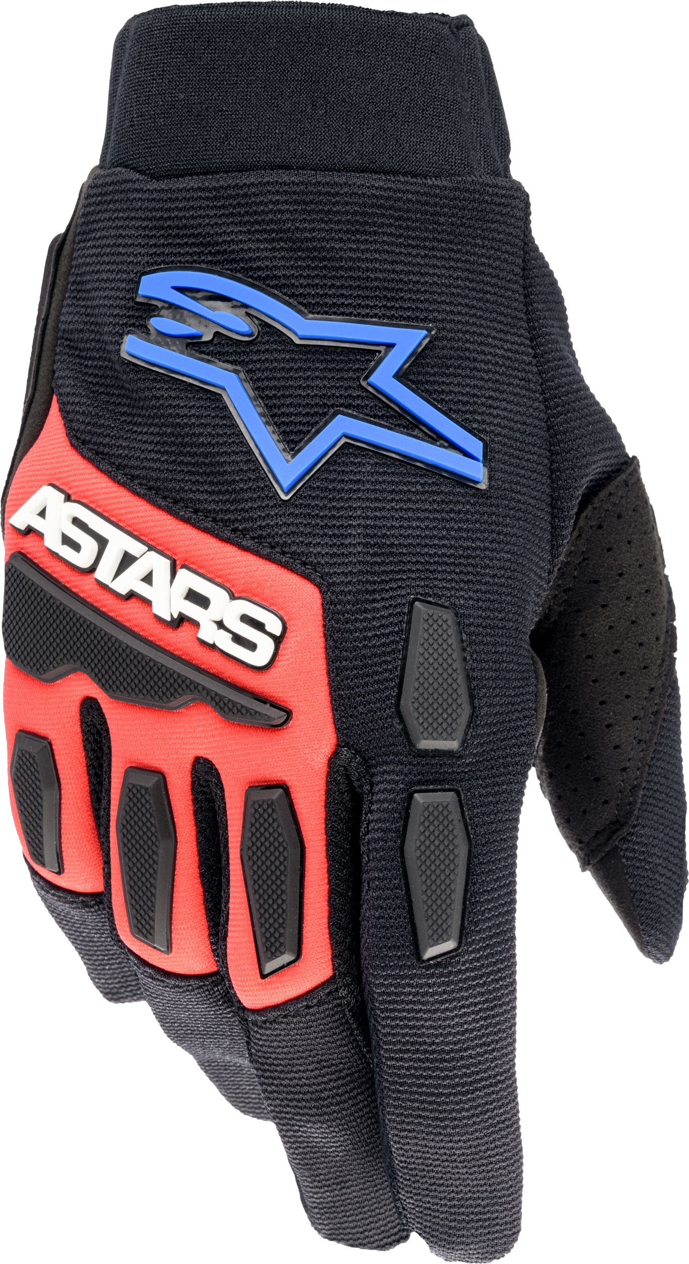 Full Bore Xt Gloves Black/Bright Blue/Red Lg