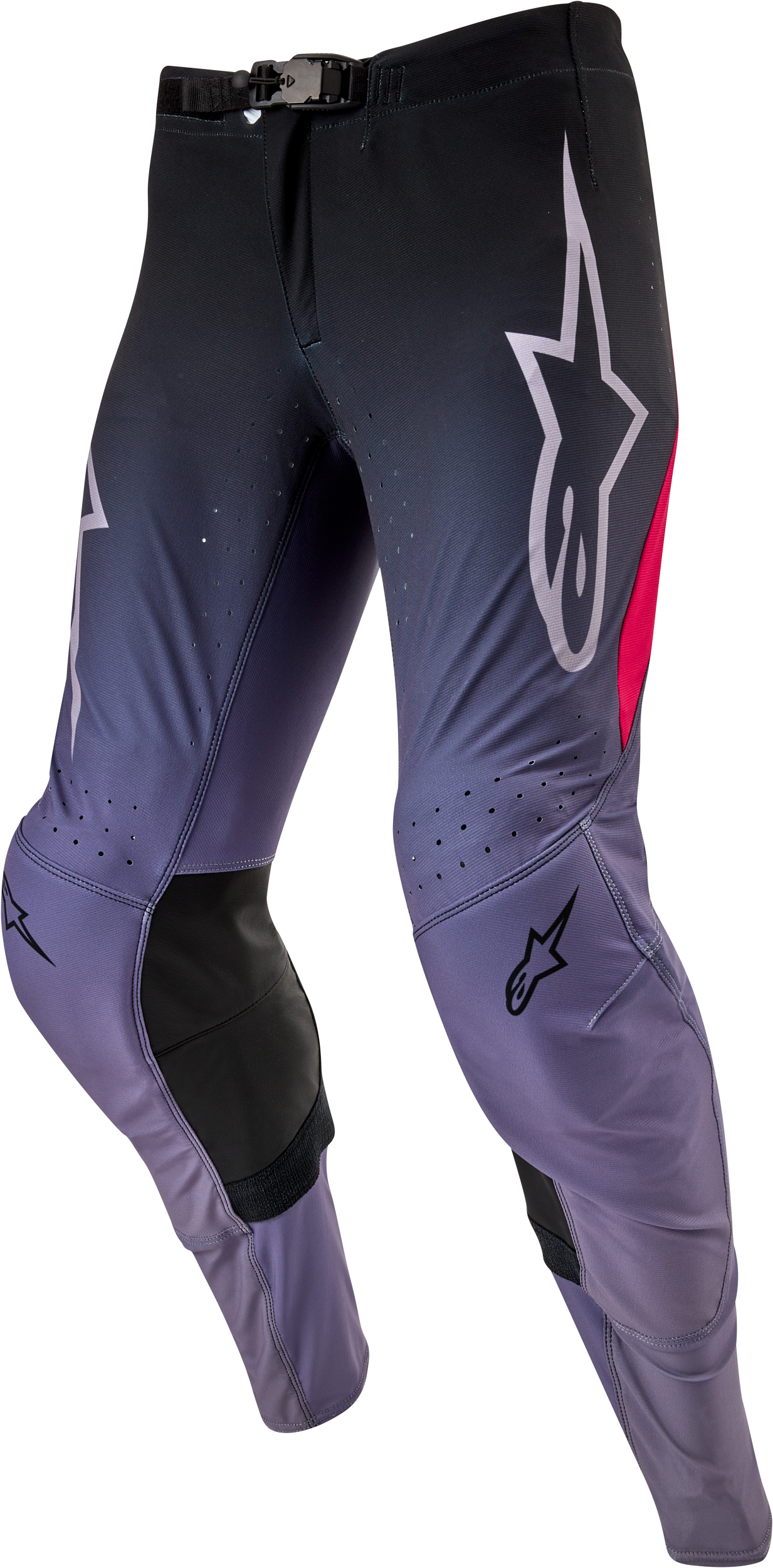 Supertech Dade Pants Iron/Red Berry Sz 40