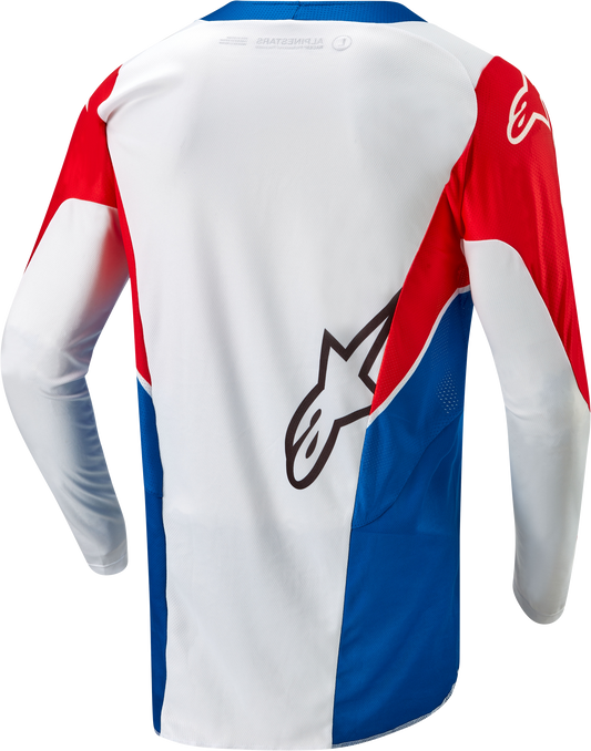 Honda Racer Iconic Jersey Wht/Br Blue/Br Red 2x
