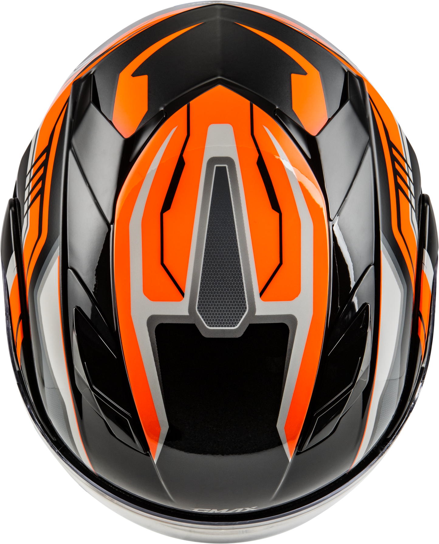 Md 01s Transistor Snow Helmet Orange/Black 3x