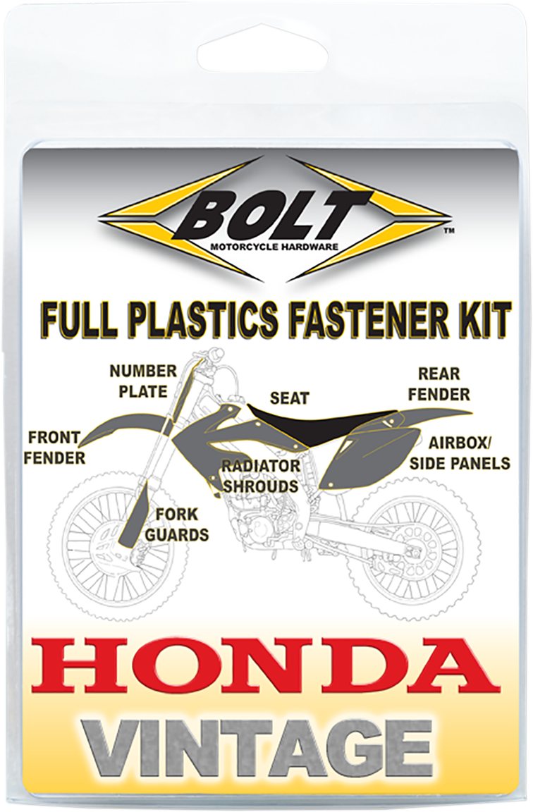 BOLT Fastener Body Kit - Honda - CR HON-9799105