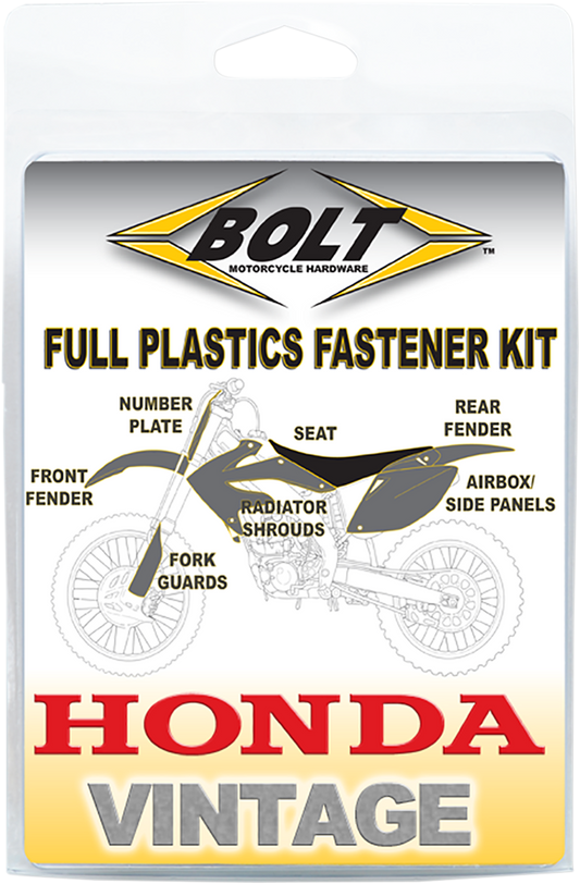 BOLT Fastener Body Kit - Honda - CR HON-9799105