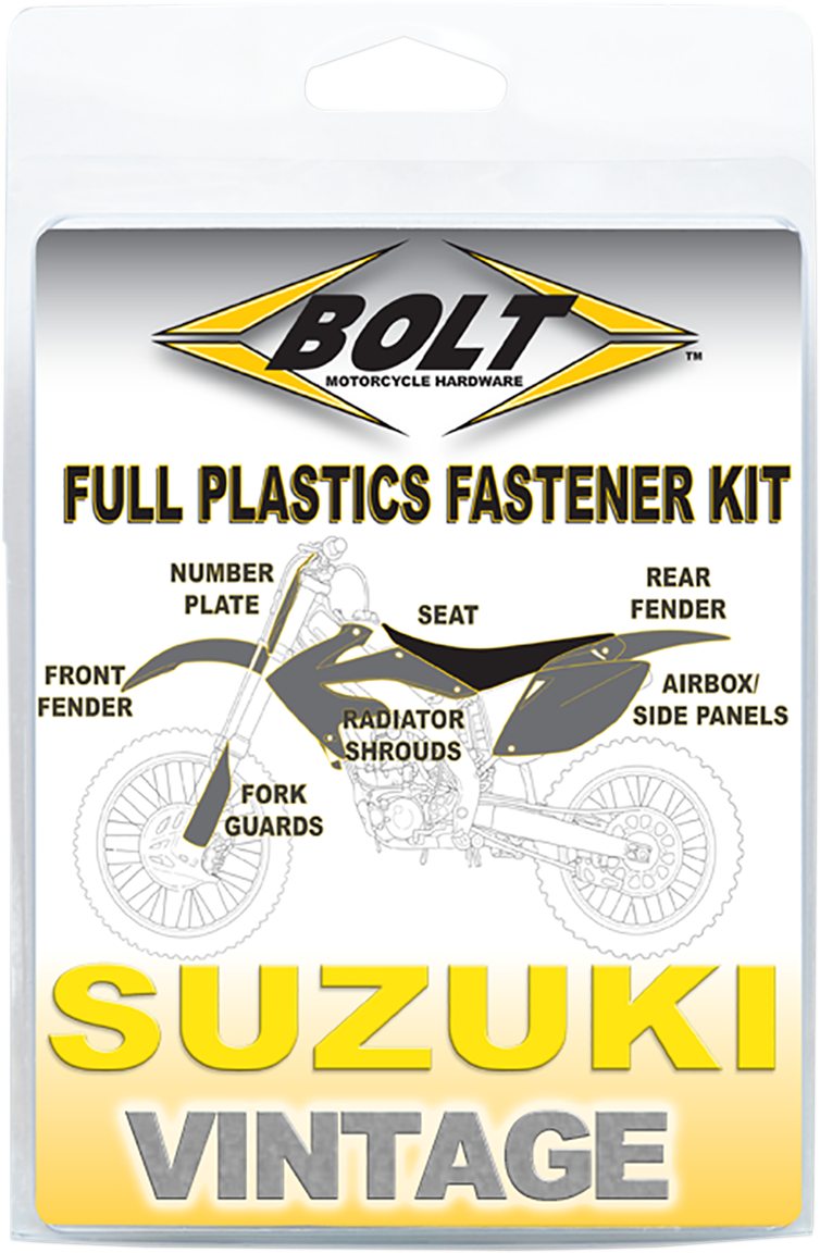 BOLT Body/Plastics Fastener Kit - Suzuki - RM SUZ-8788101