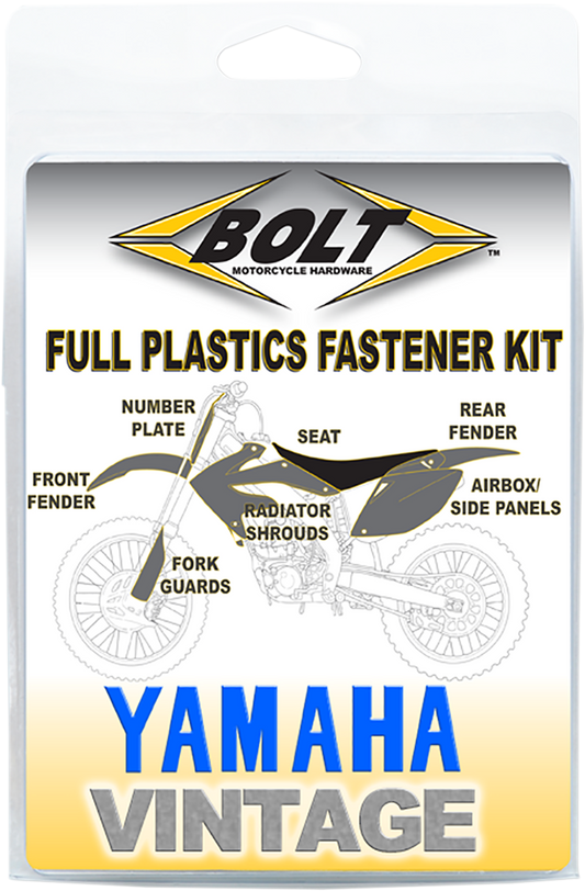 BOLT Body/Plastics Fastener Kit - Yamaha - YZ YAM-9802201