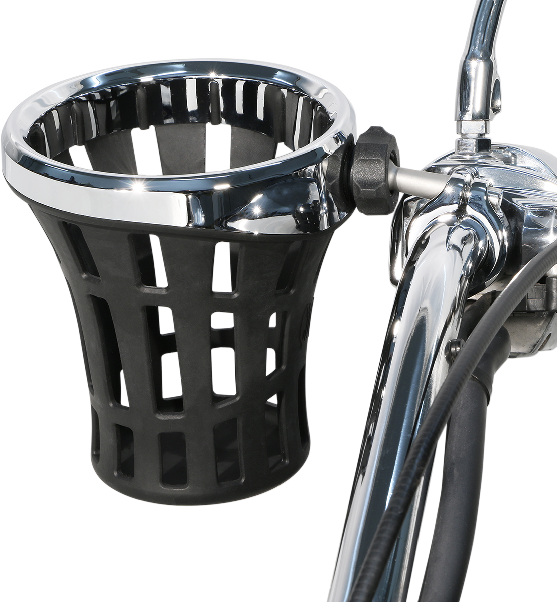 CIRO Drink Holder - 7/8" - 1" Clamp - Chrome 50812