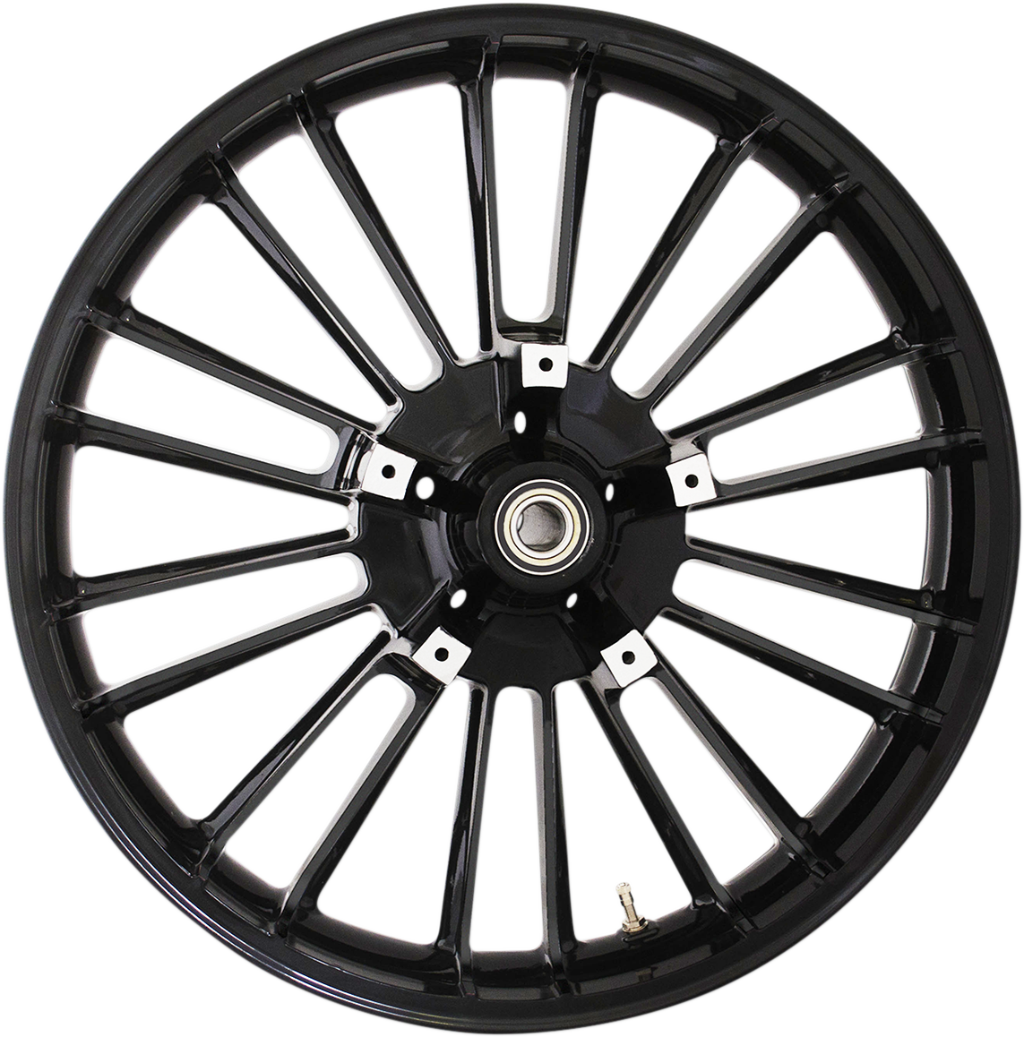 COASTAL MOTO Front Wheel - Atlantic 3D - Dual Disc/No ABS - Black - 21"x3.50" - '08+ FL 3D-ATL213SB