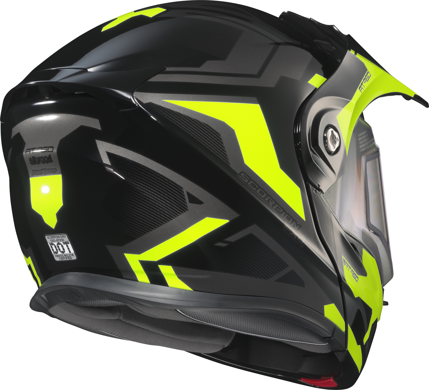 Exo At950 Helmet Ellwood Gloss Black/Hi Vis Xl (Dual)