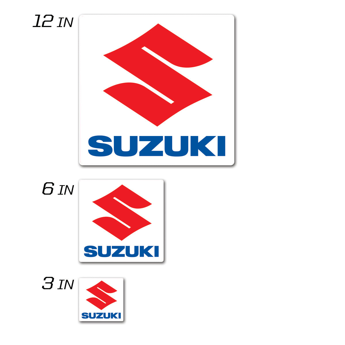 Suzuki Icon Decal 12" Squared