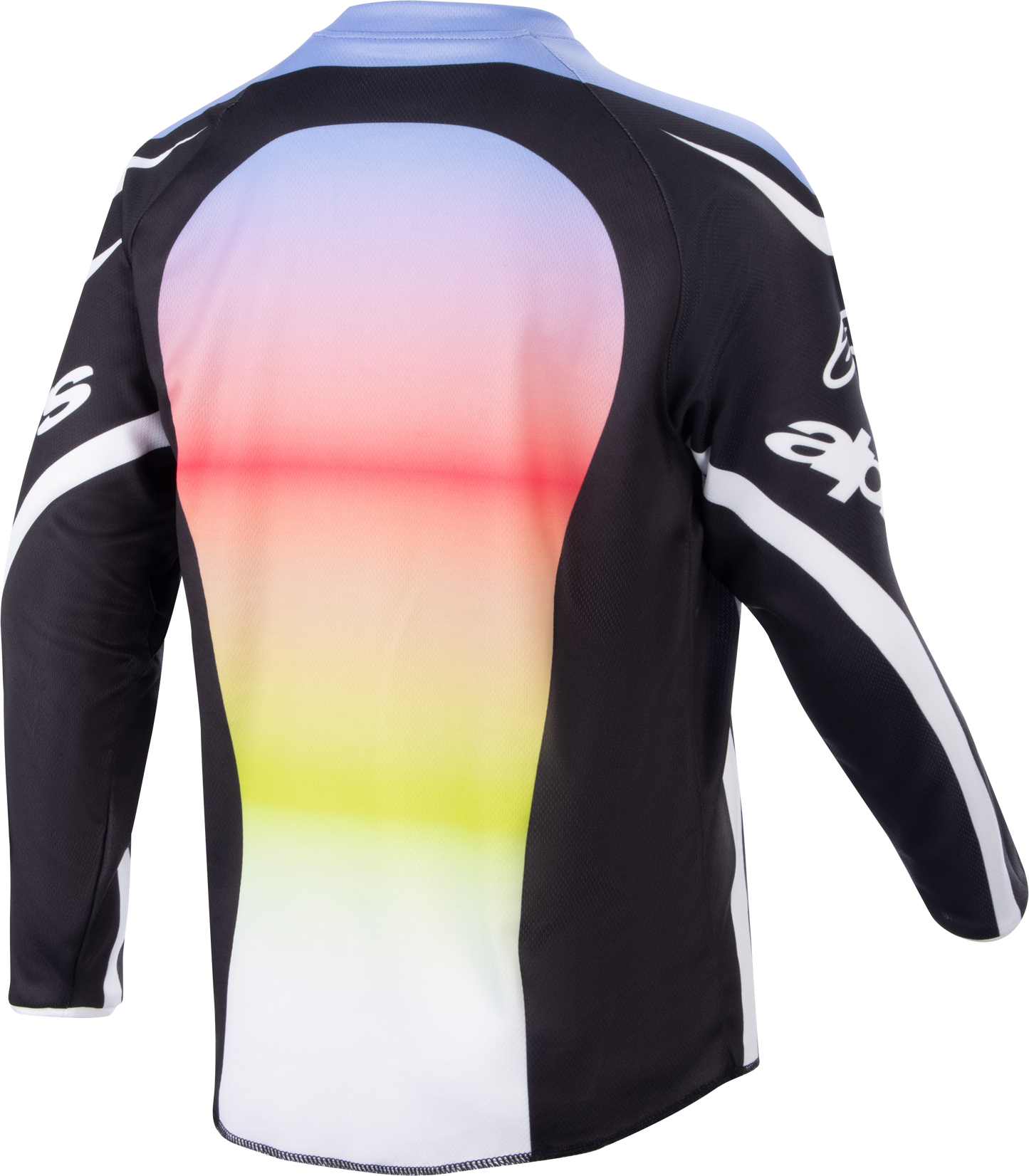 Youth Racer Semi Jersey Black/Multi Color Yl