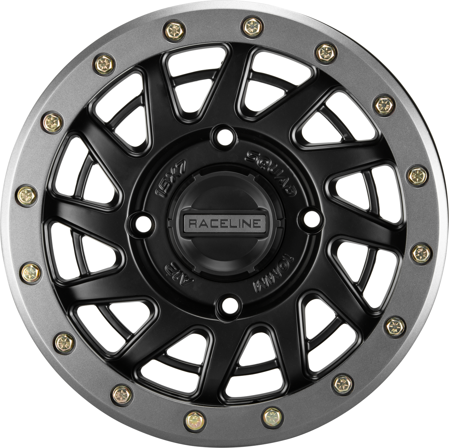 Squad Bdlk Wheel 15x7 4/156 6+1(+38mm) Blk/Gunmetal