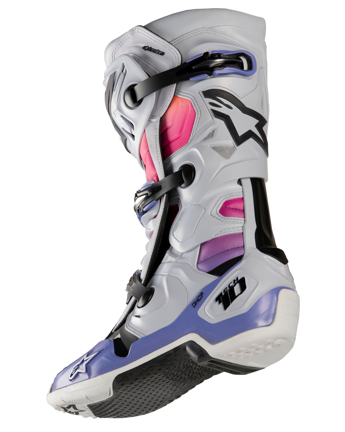 Tech 10 Le Daytona 23 Boots Grey/Orange Fluo/Rhodamine 12
