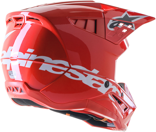 S M5 Corp Helmet Bright Red Glossy 2x