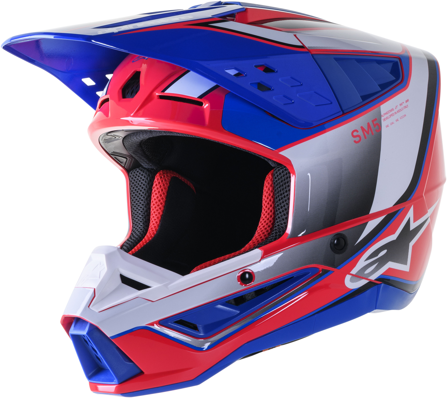 S M5 Sail Helmet Wht/Diva Pnk/Enamel Blu G 2x