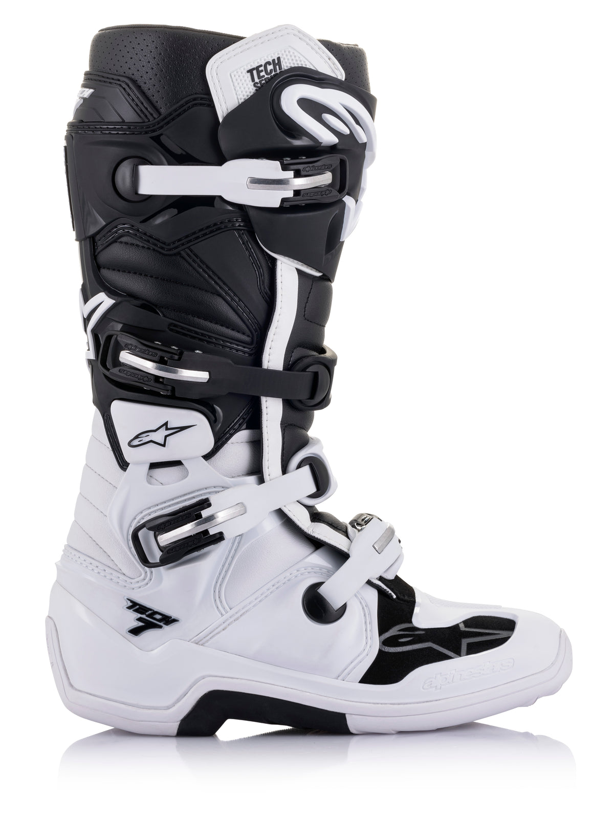 Tech 7 Boots White/Black Sz 12