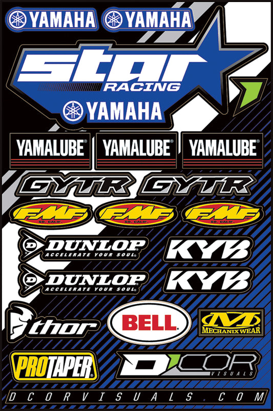 Star Yamaha Decal Sheet