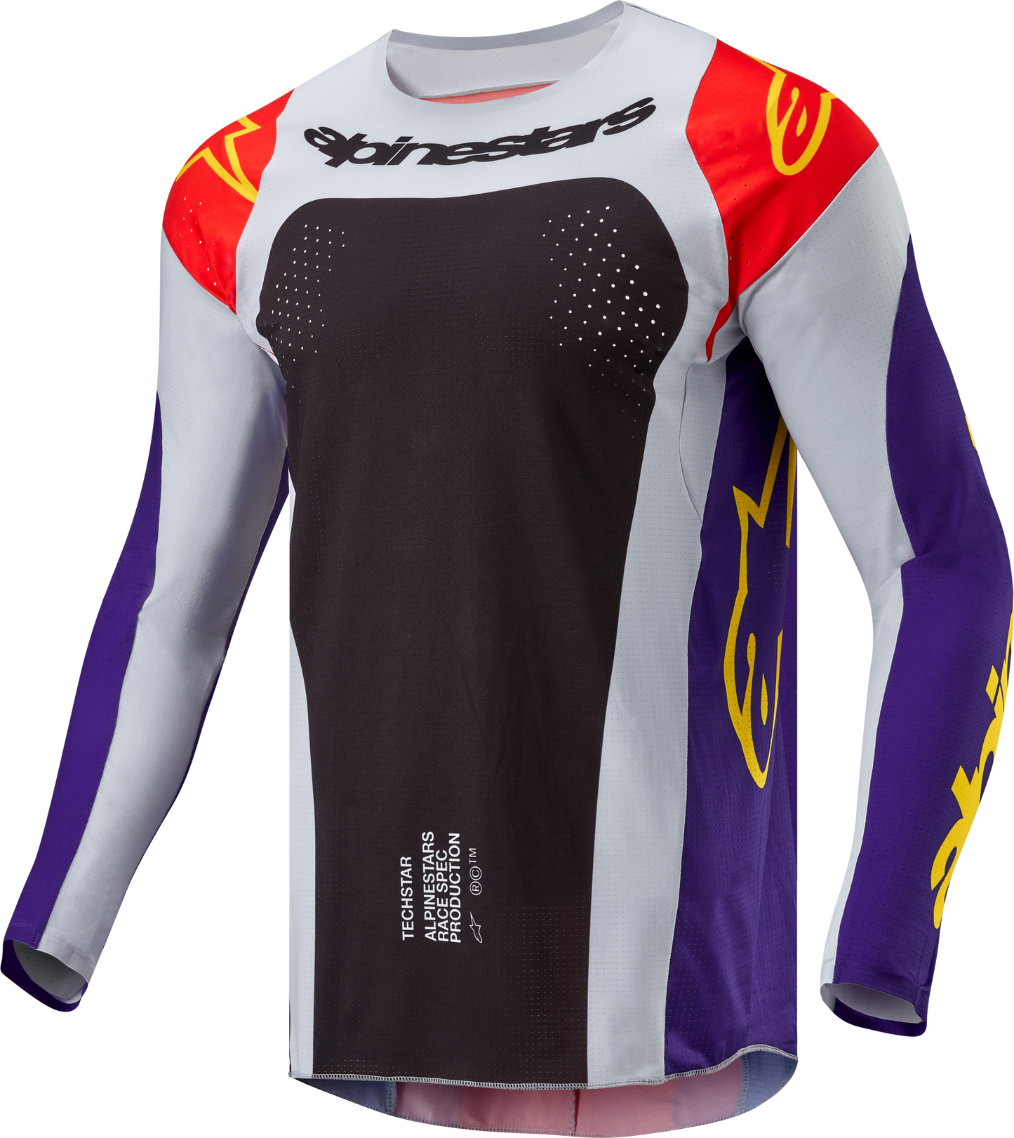 Techstar Ocuri Jersey Hot Orange/Purple/Black Md