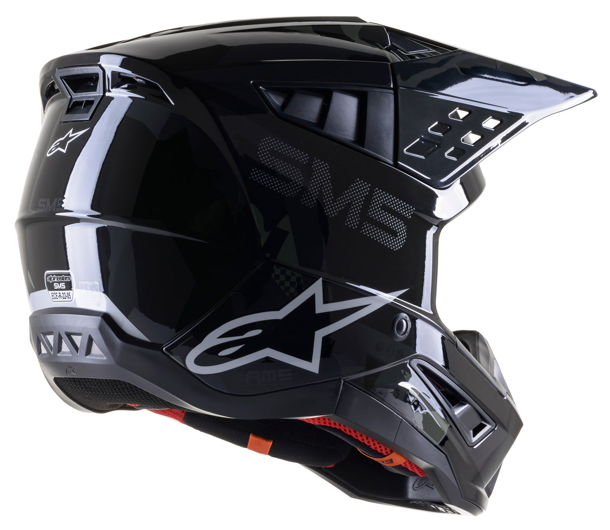 S M5 Rover Helmet Black/Anthracite/Camo Lg