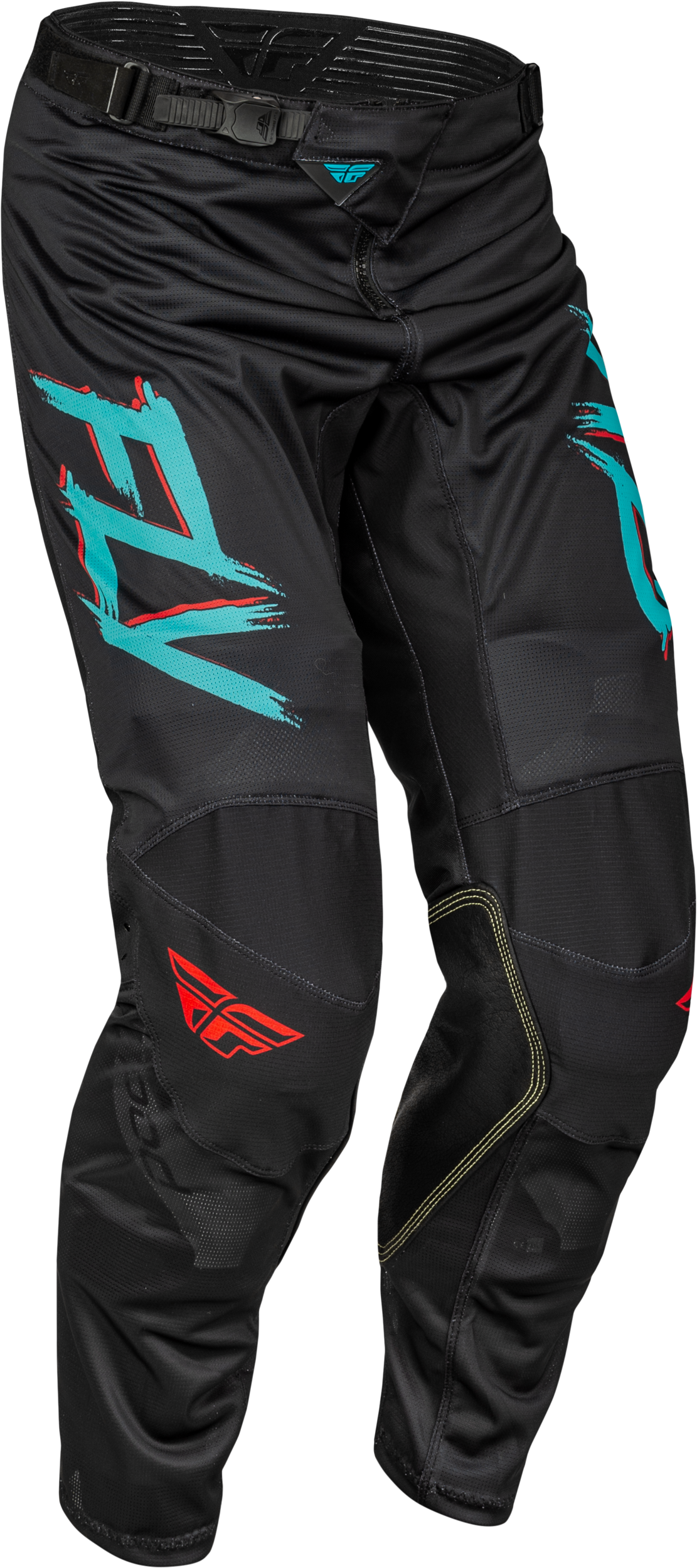 Kinetic Mesh Rave Pants Red/Black/Mint Sz 32