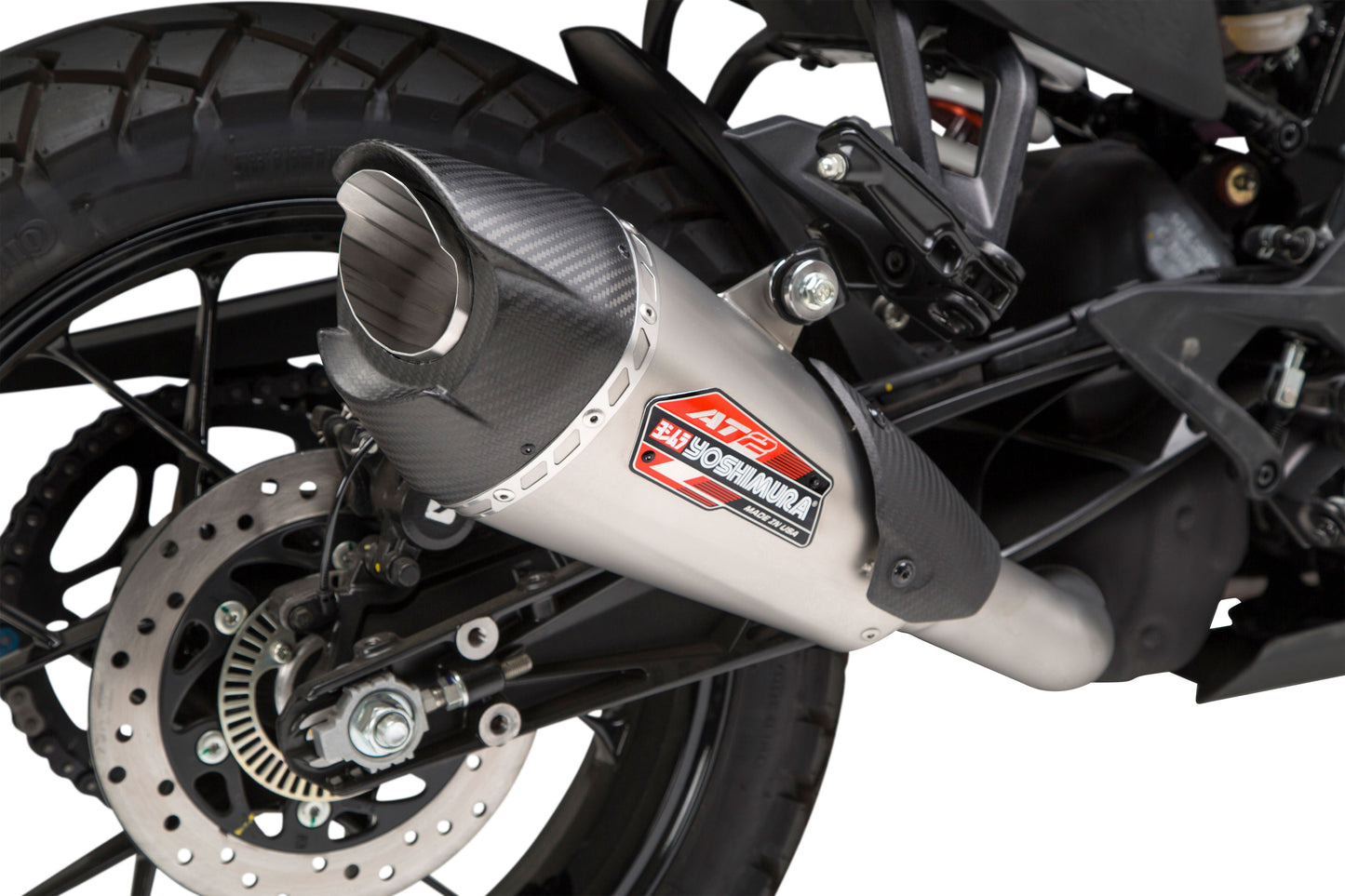 Exhaust Street At2 Works Slip On Ss Ss Cf