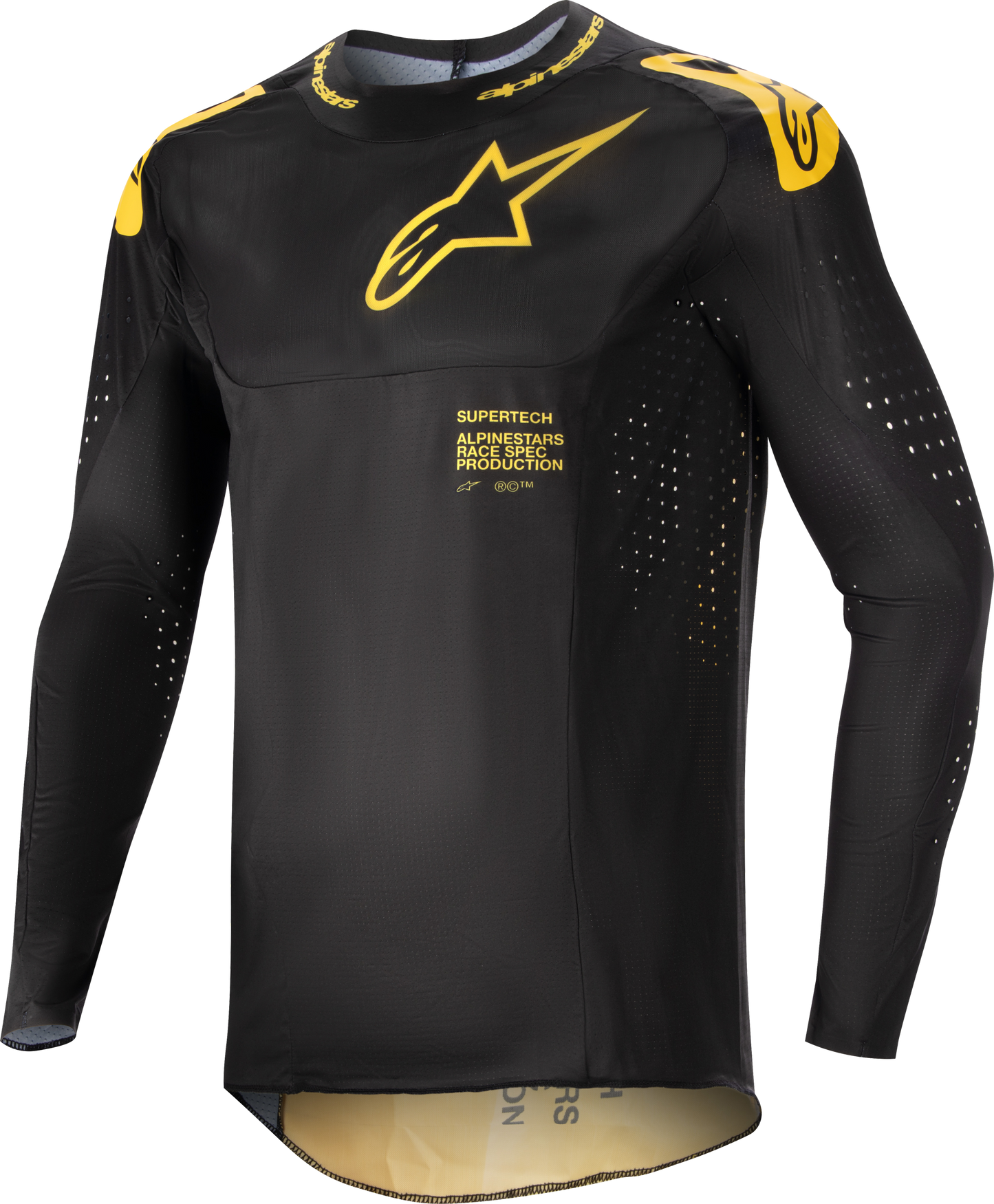 Supertech Ward Jersey Black/Yellow Xl