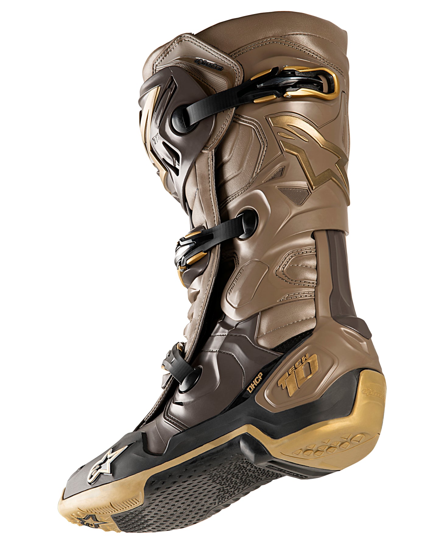 Tech 10 Le Squad 23 Boots Dark Brown/Kangaroo Gold 8
