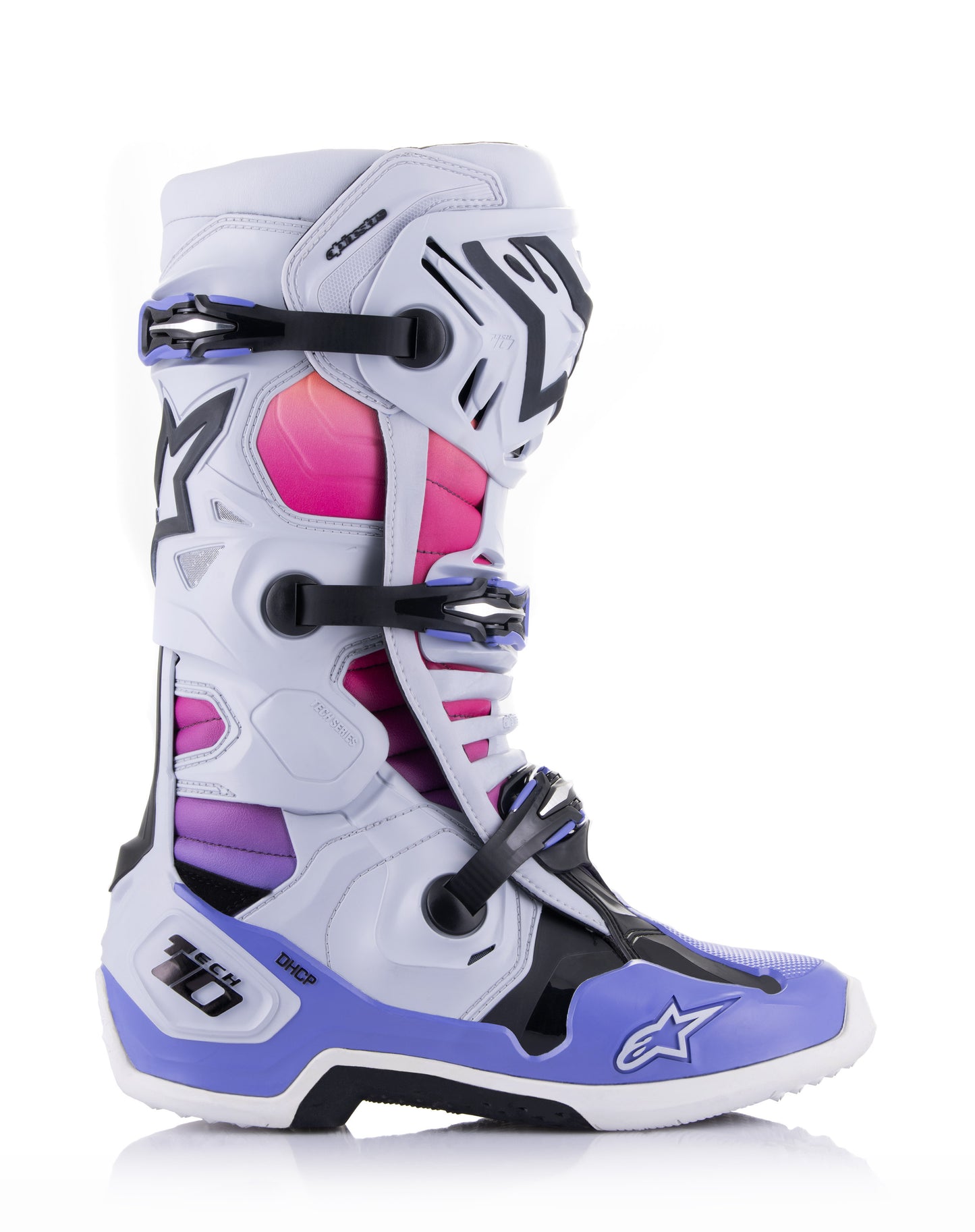 Tech 10 Le Daytona 23 Boots Grey/Orange Fluo/Rhodamine 12
