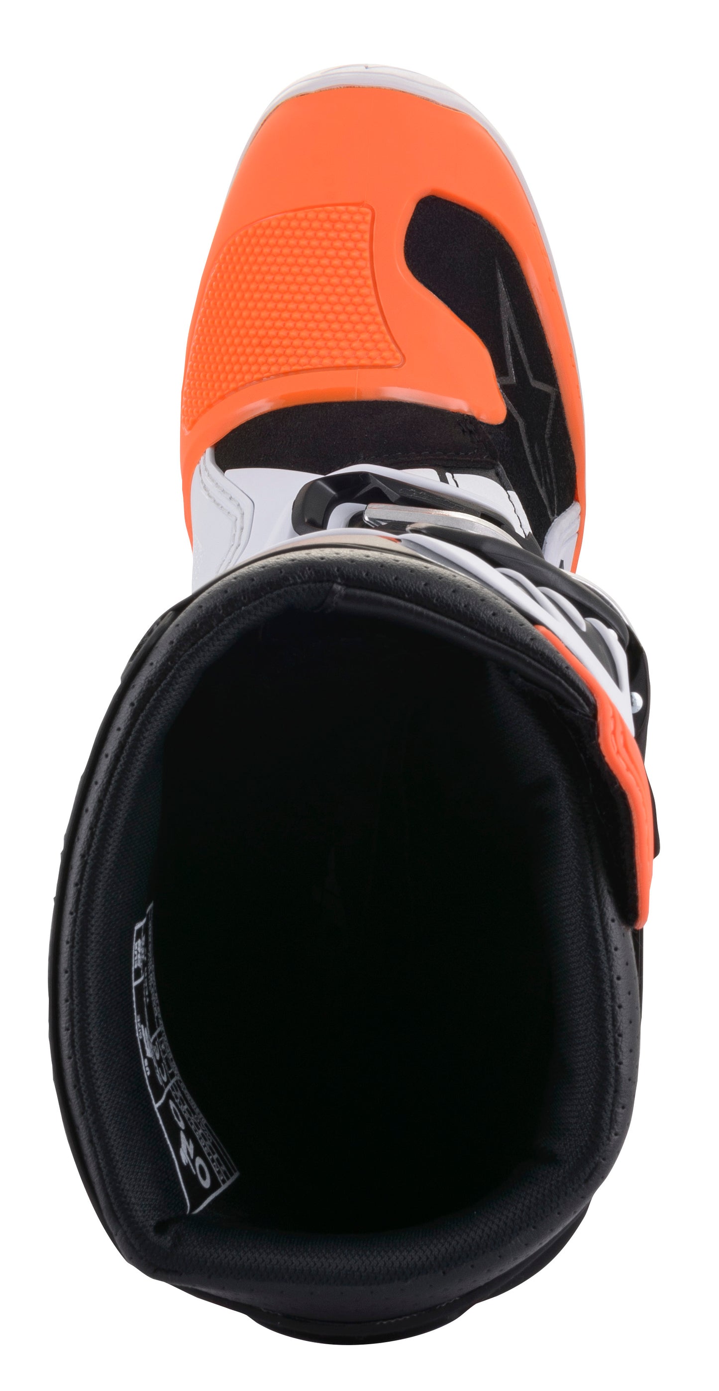 Tech 7s Boots Black/White/ Orange Fluo Sz 05