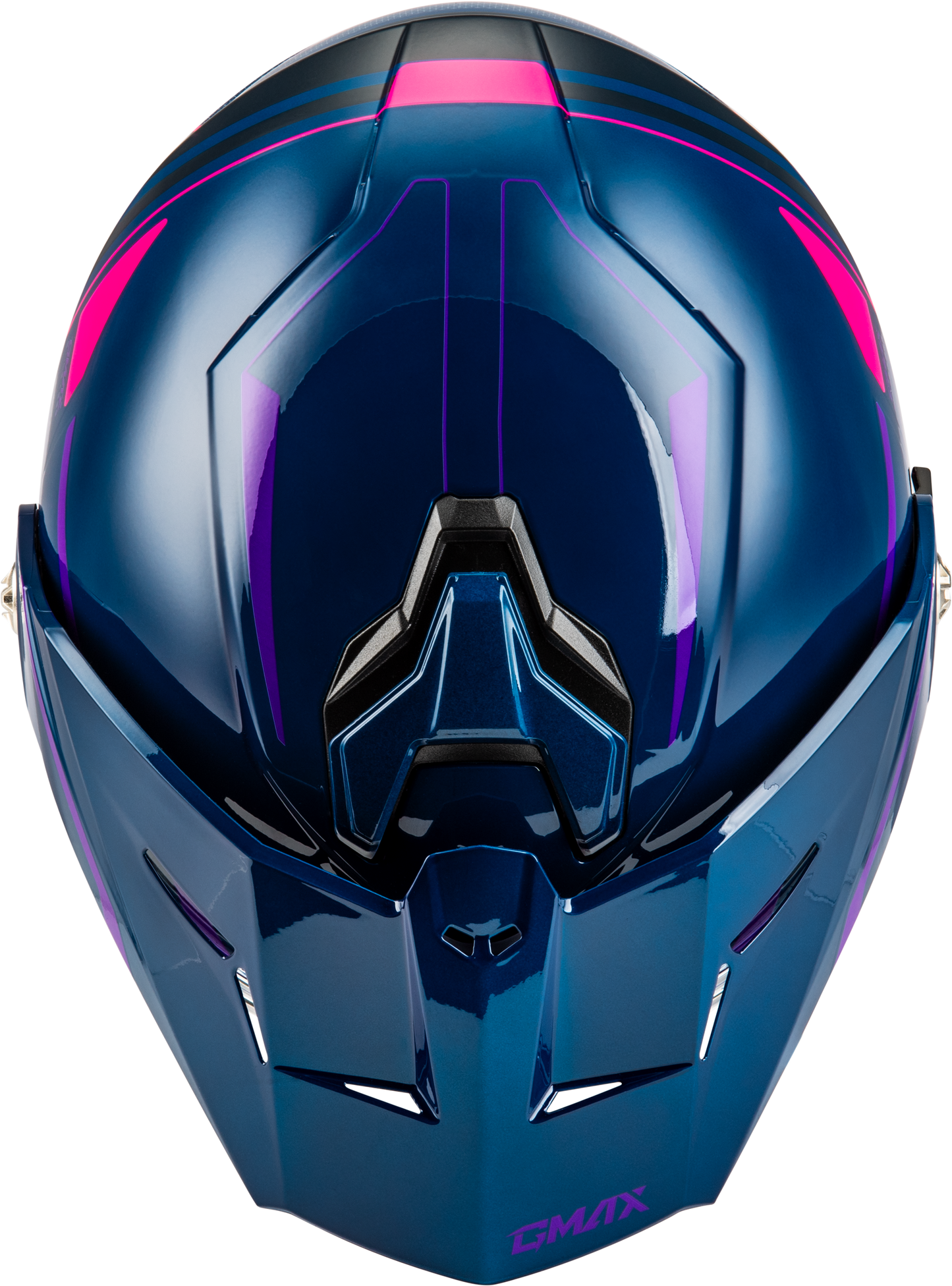 Md 74s Spectre Snow Helmet W/ Elec Shld Blue/Pink/Purple Xl