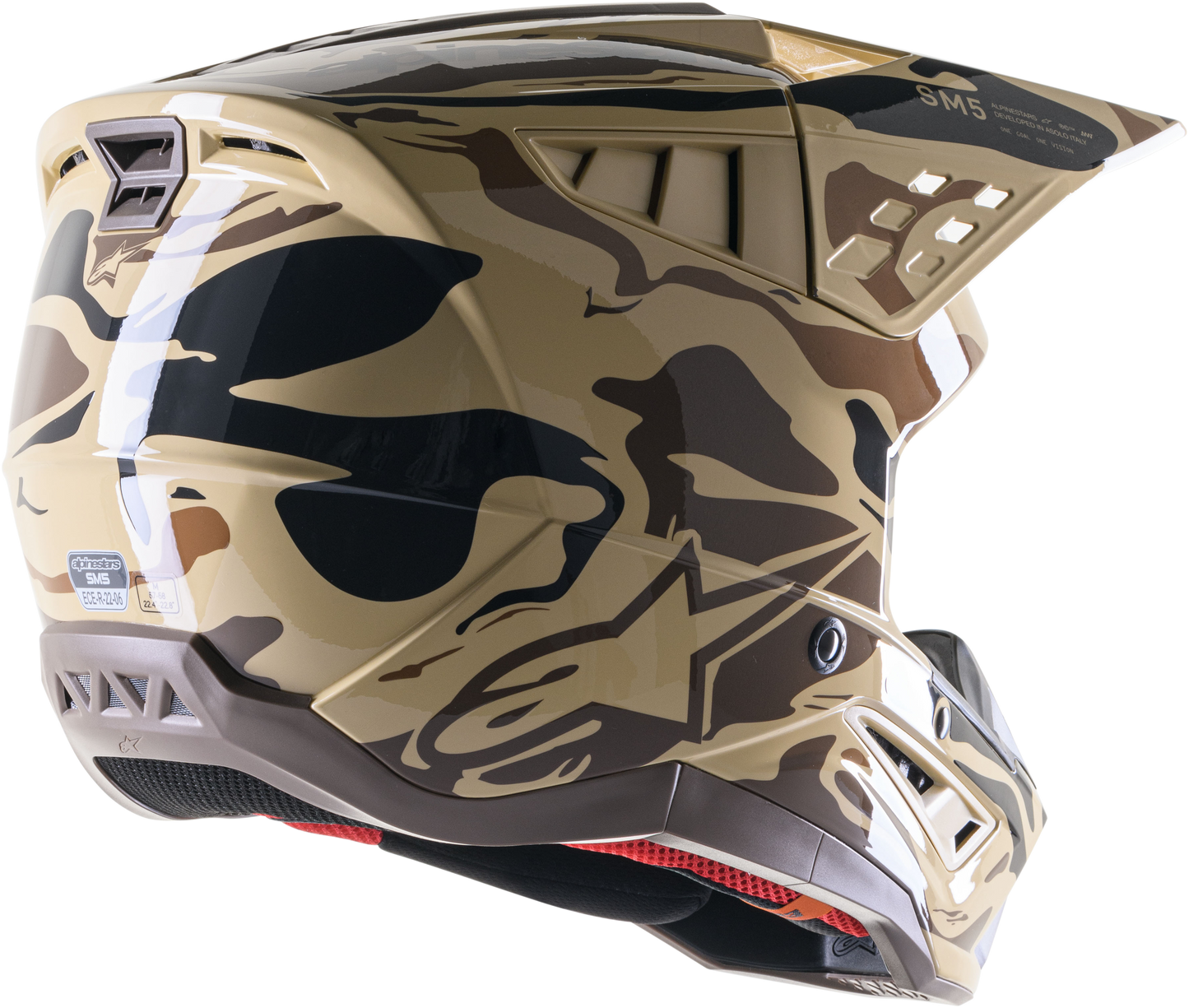 S M5 Mineral Helmet Dark Brown/Kangaroo Matte Xs