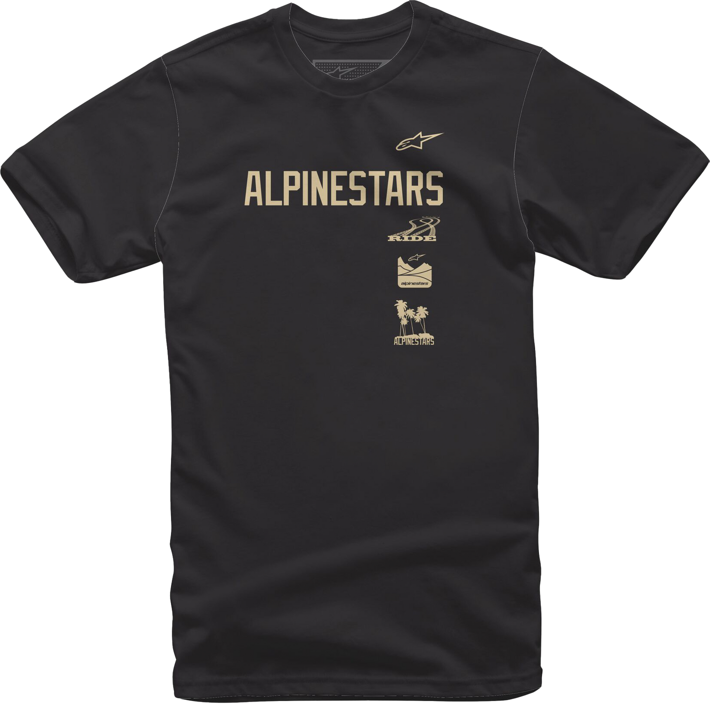Stacker Tee Black Lg