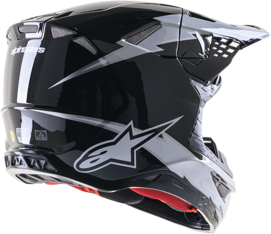 Supertech S M10 Ampress Helmet Black/White Matt 2x