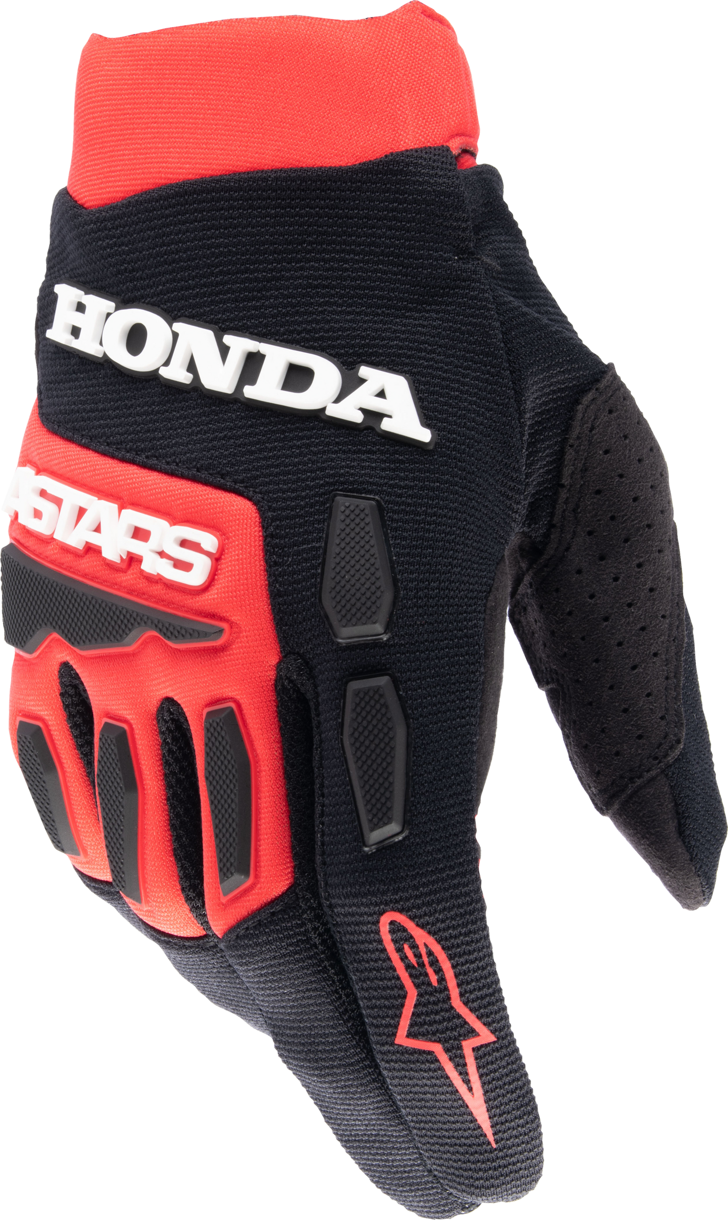 Honda Full Bore Gloves Bright Red/Black Xl
