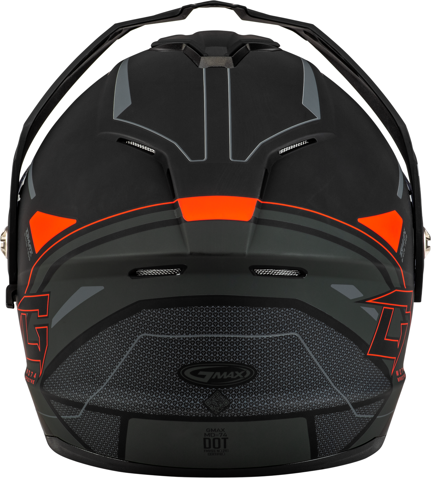 Md 74s Spectre Snow Helmet W/ Elec Shield Matte Black/Red Md