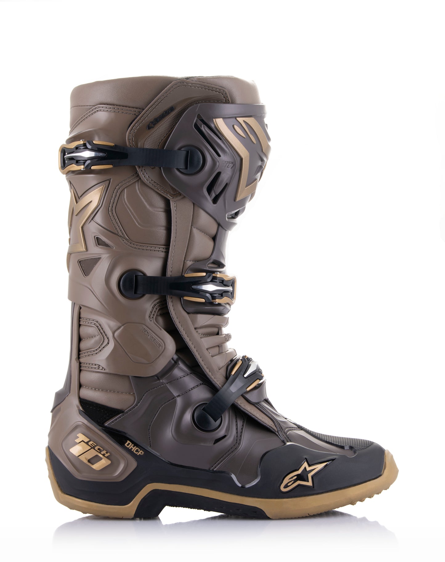Tech 10 Le Squad 23 Boots Dark Brown/Kangaroo Gold 8