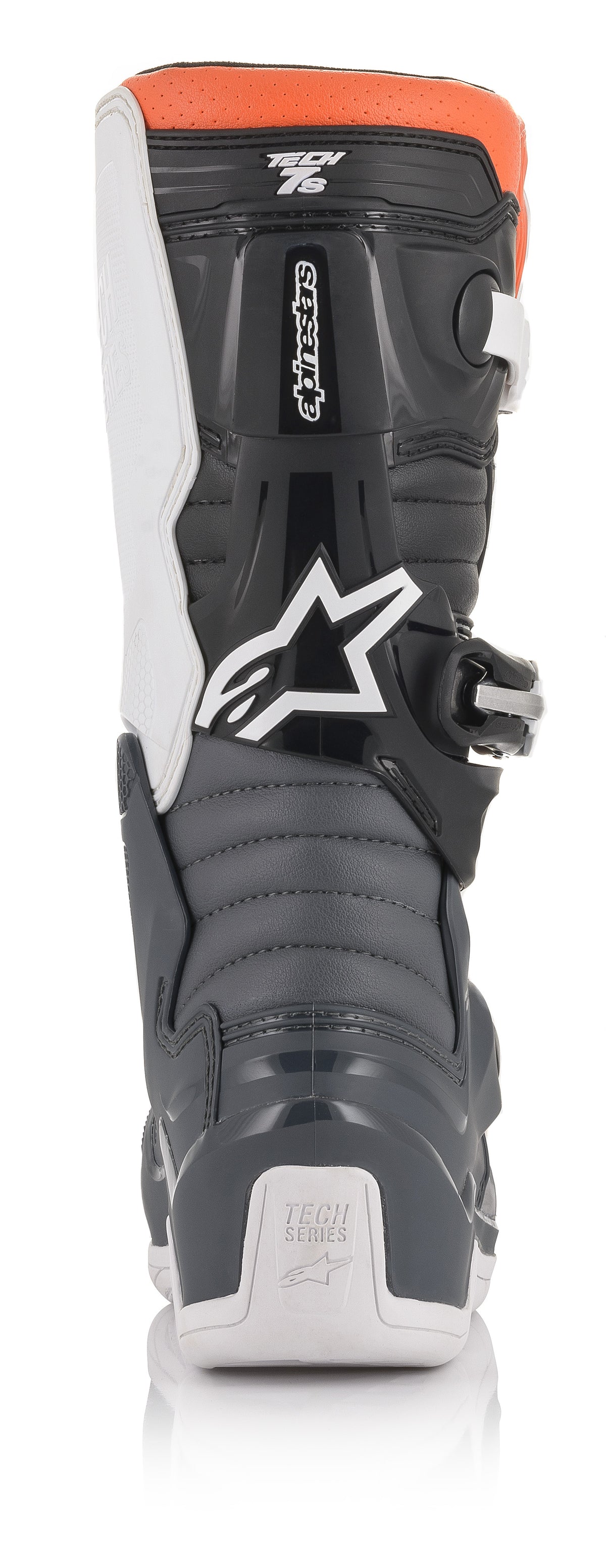 Tech 7s Boots Blk/Gry/Wht/Fluo Org Sz 05