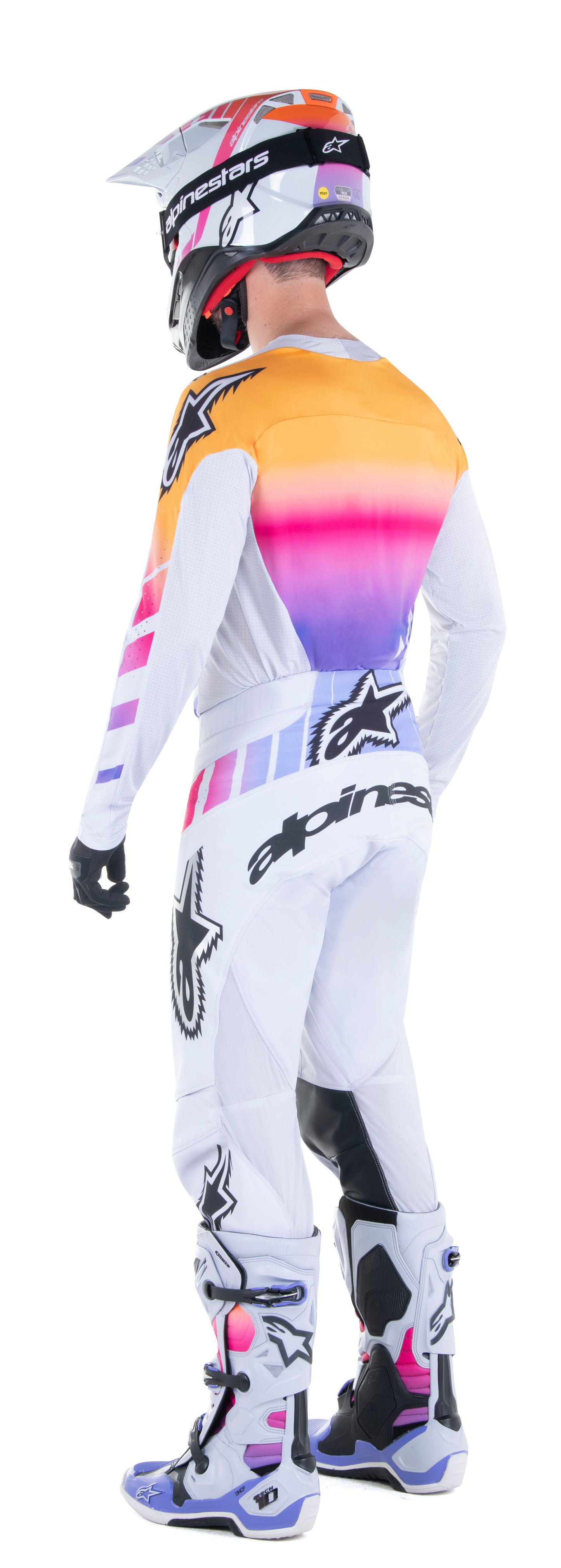 Techstar Le Daytona 23 Jersey Grey/Orange Fluo/Rhodamine 2x