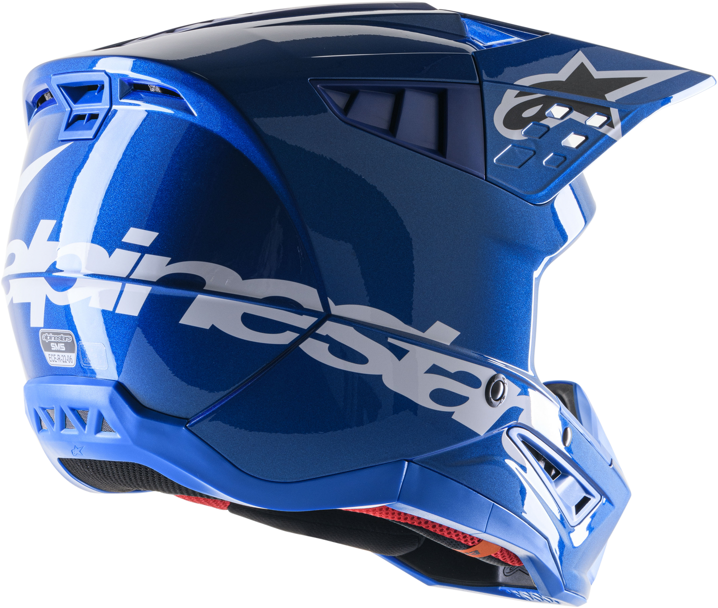 S M5 Corp Helmet Blue Glossy Sm