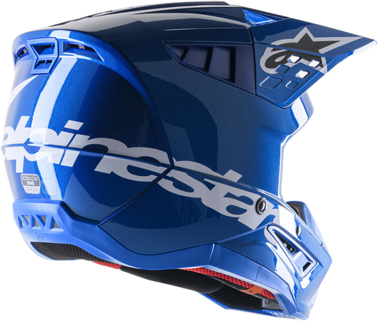 S M5 Corp Helmet Blue Glossy Sm