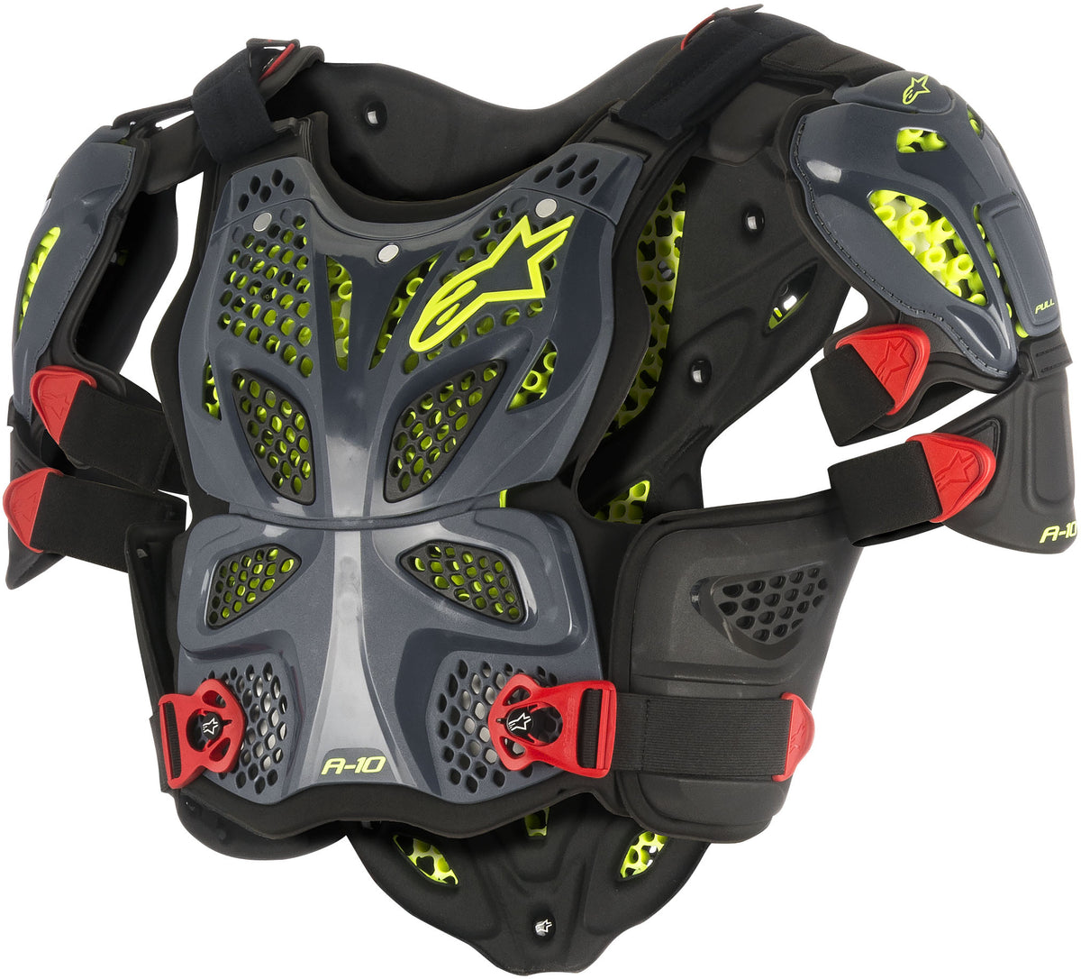 A 10 Full Chest Protector Anthracite/Red Xs/Sm
