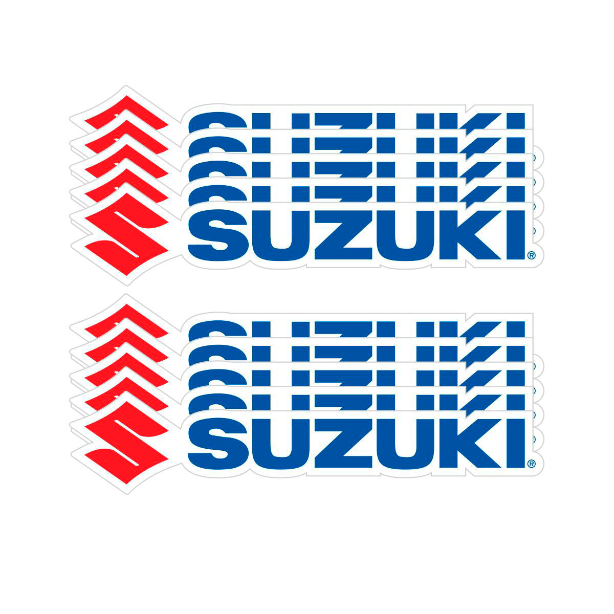 6" Suzuki Decal 10 Pk