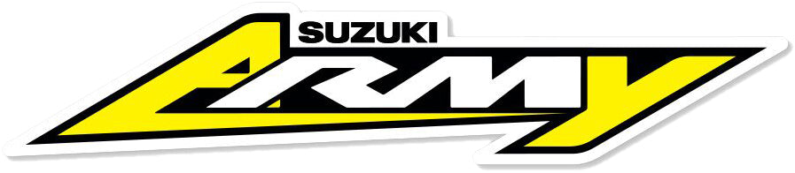 Suzuki Army 4" Decal