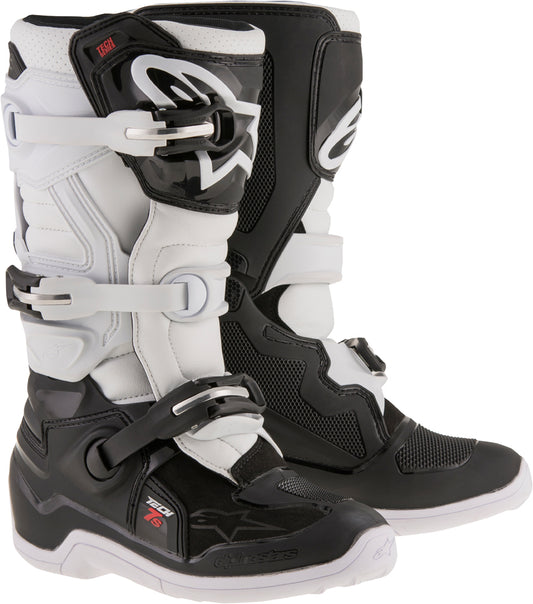 Tech 7s Boots Black/White Sz 02