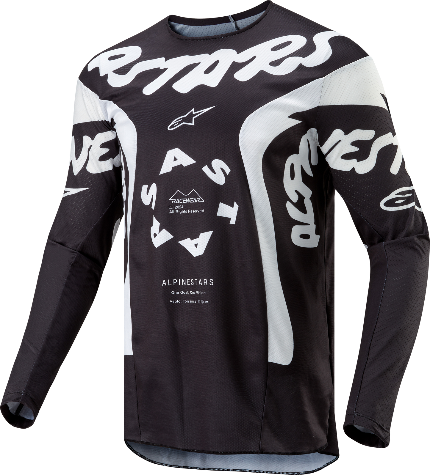 Racer Hana Jersey Black/White Lg