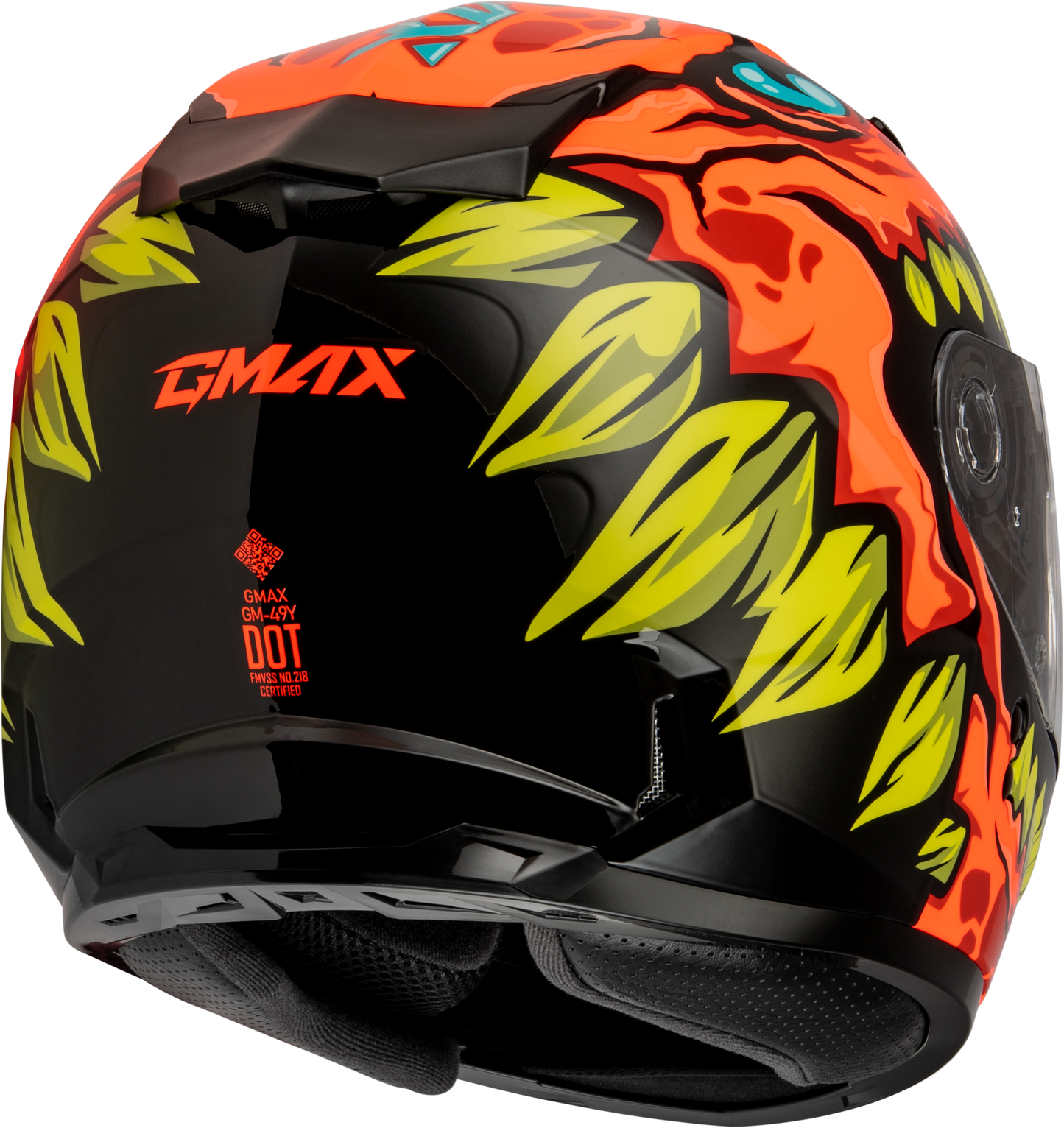 Youth Gm 49y Drax Snow Helmet Orange Ys