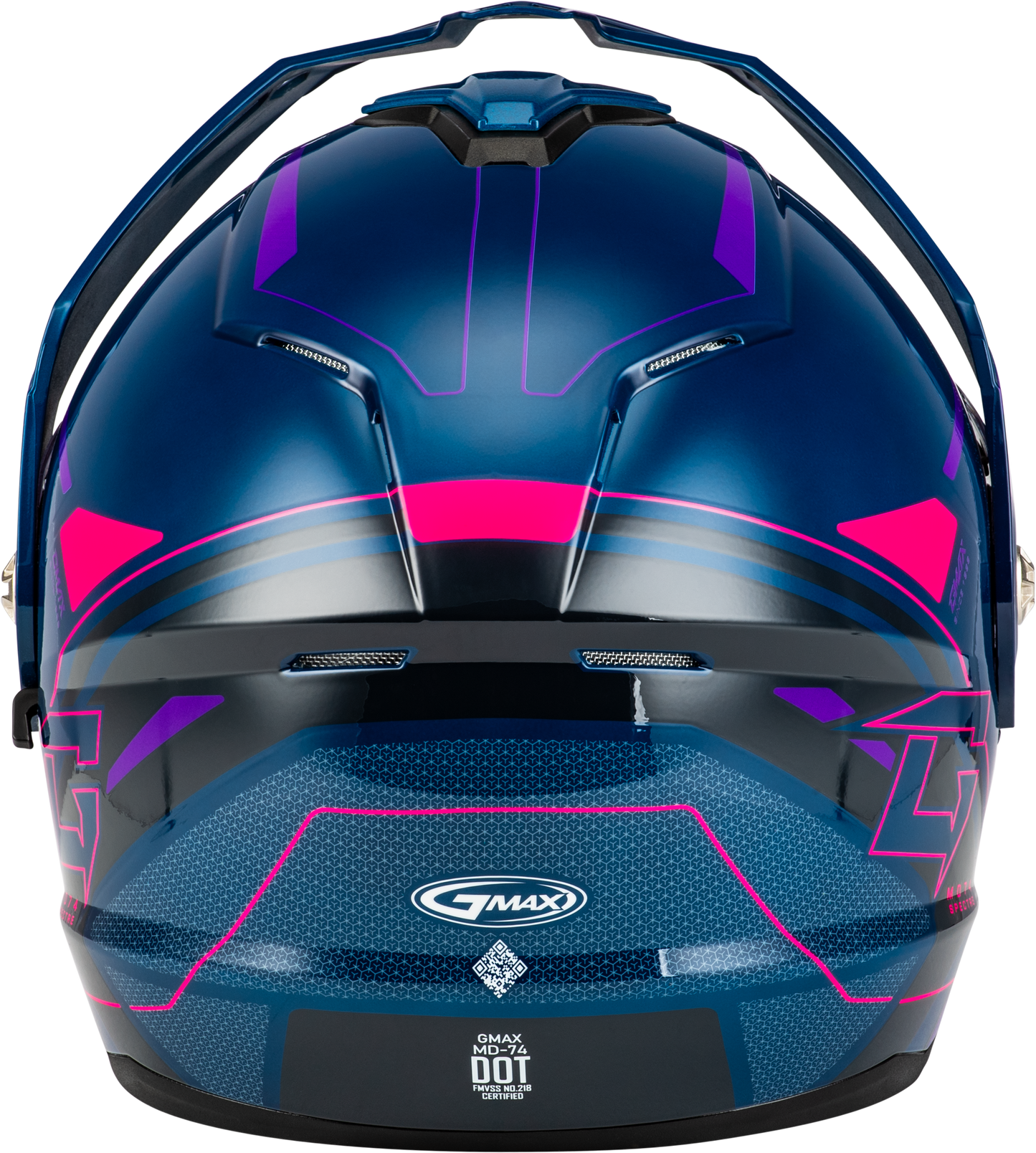 Md 74s Spectre Snow Helmet W/ Elec Shld Blue/Pink/Purple 3x